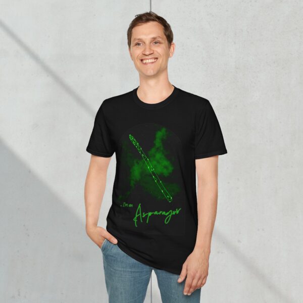 I'm an Asparagus Funny Graphic Unisex Softstyle T-Shirt - Image 3