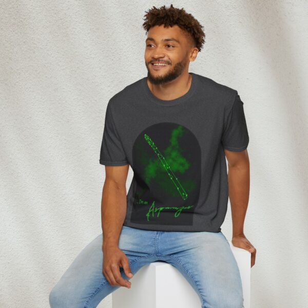 I'm an Asparagus Funny Graphic Unisex Softstyle T-Shirt - Image 15
