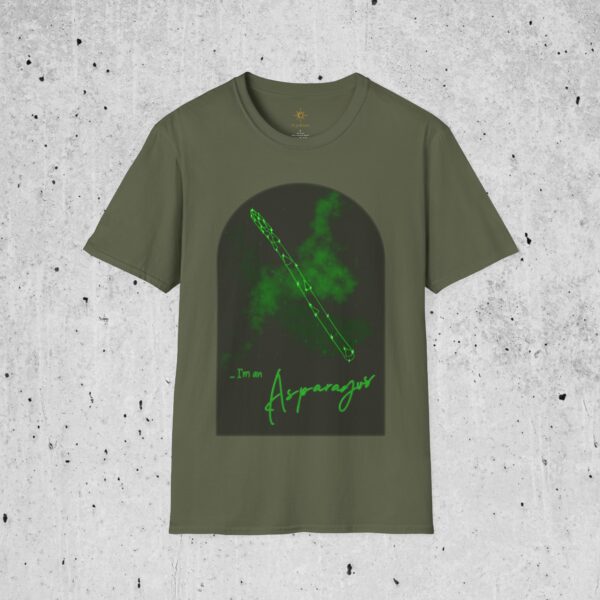 I'm an Asparagus Funny Graphic Unisex Softstyle T-Shirt - Image 9