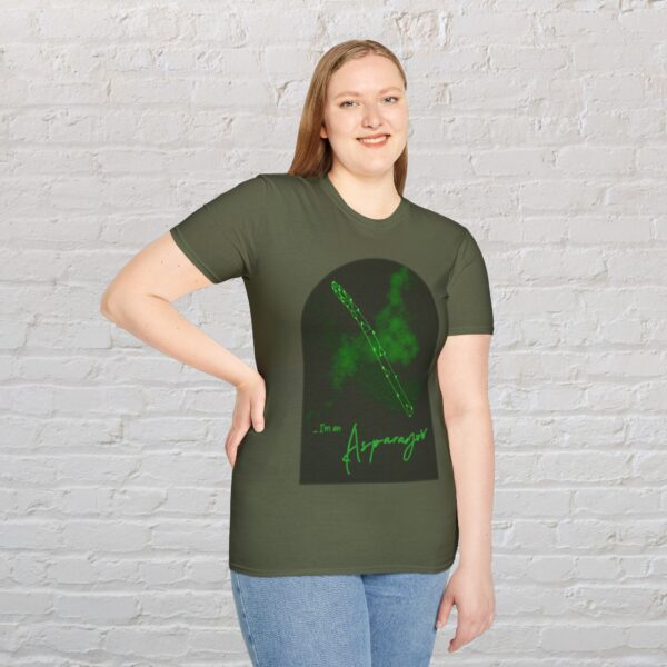 I'm an Asparagus Funny Graphic Unisex Softstyle T-Shirt - Image 13