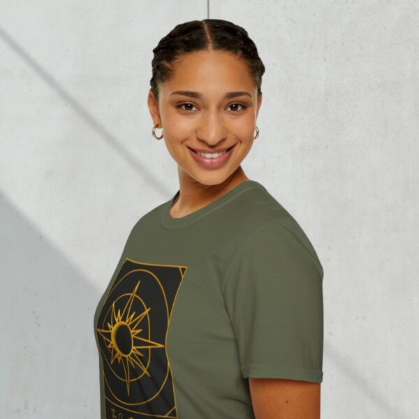 The Spirited Nebula Tarot Card Logo Unisex Softstyle T-Shirt - Image 8