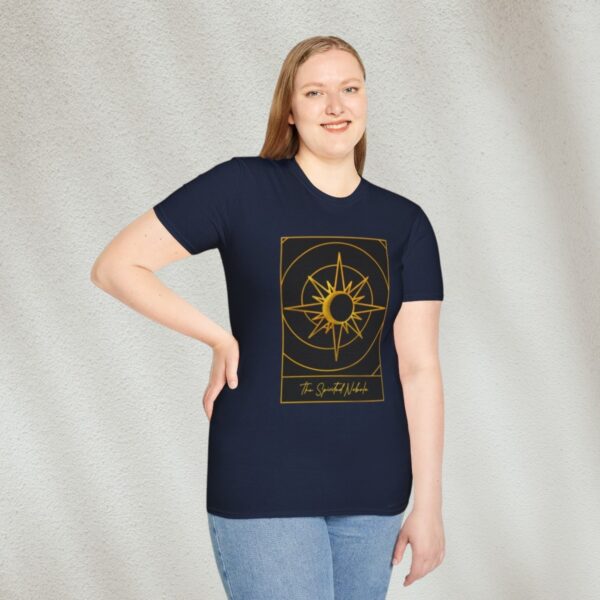 The Spirited Nebula Tarot Card Logo Unisex Softstyle T-Shirt - Image 12