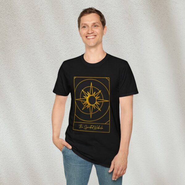 The Spirited Nebula Tarot Card Logo Unisex Softstyle T-Shirt - Image 5