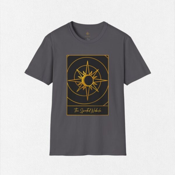 The Spirited Nebula Tarot Card Logo Unisex Softstyle T-Shirt - Image 9