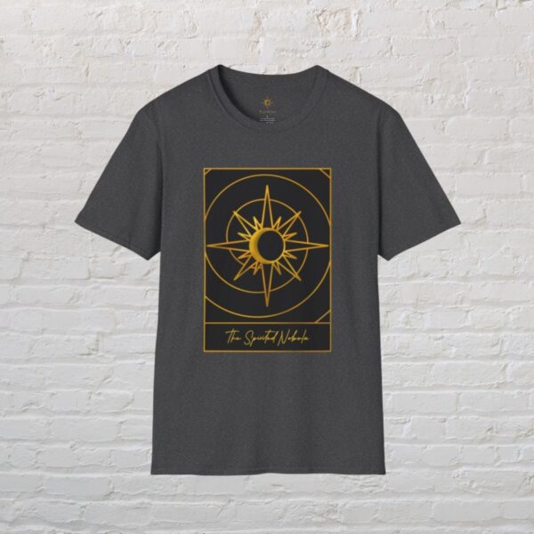 The Spirited Nebula Tarot Card Logo Unisex Softstyle T-Shirt - Image 13