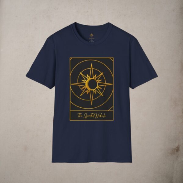 The Spirited Nebula Tarot Card Logo Unisex Softstyle T-Shirt - Image 11