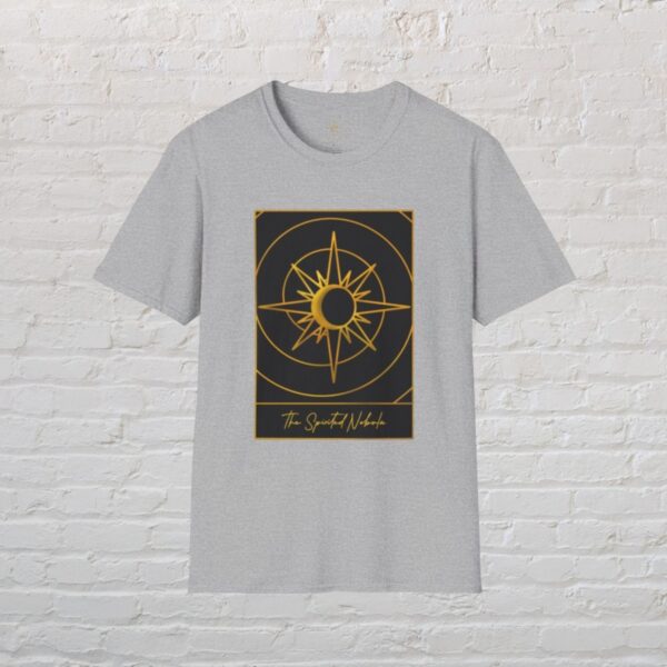 The Spirited Nebula Tarot Card Logo Unisex Softstyle T-Shirt - Image 15