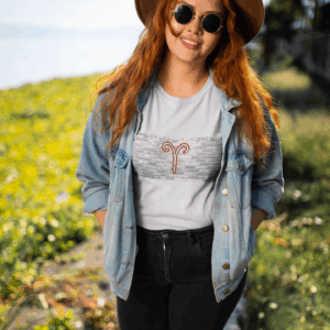 Grunge Brick Wall Aries Fire Unisex Softstyle T-Shirt