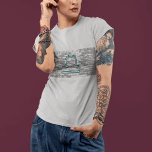 Grunge Brick Wall Libra Air Unisex Softstyle T-Shirt