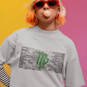 Grunge Brick Wall Virgo Earth Unisex Softstyle T-Shirt