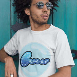 Bubble Cancer Water Sign Unisex Softstyle T-Shirt