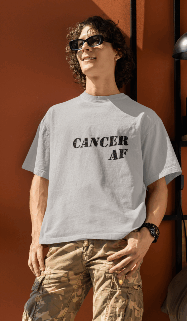 Funny Cancer AF Unisex Softstyle T-Shirt - Image 4