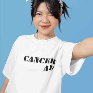 Funny Cancer AF Unisex Softstyle T-Shirt