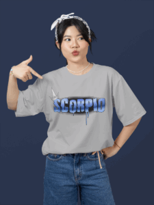 Ice Cold Scorpio Sport Grey person blue background