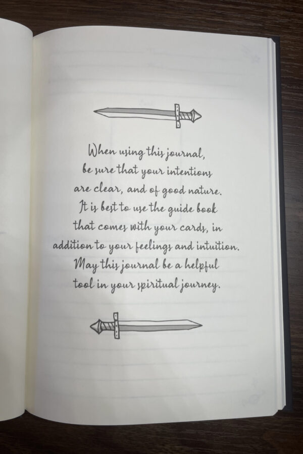 Card a Day Hardcover Tarot Journal with Doodle Details, 150 pages - Image 2
