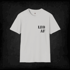 Leo AF Ice Grey black background