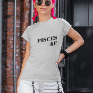 Funny Pisces AF Unisex Softstyle T-Shirt