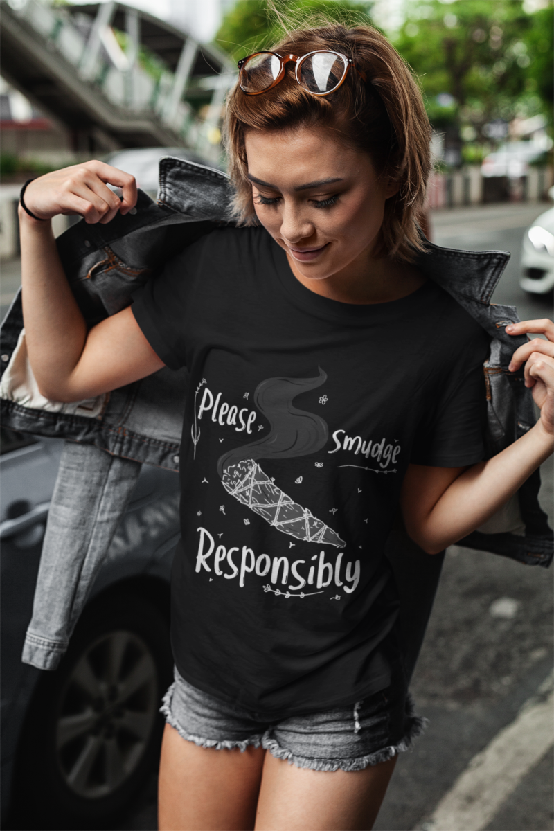 Please Smudge Responsibly Unisex Softstyle T-Shirt