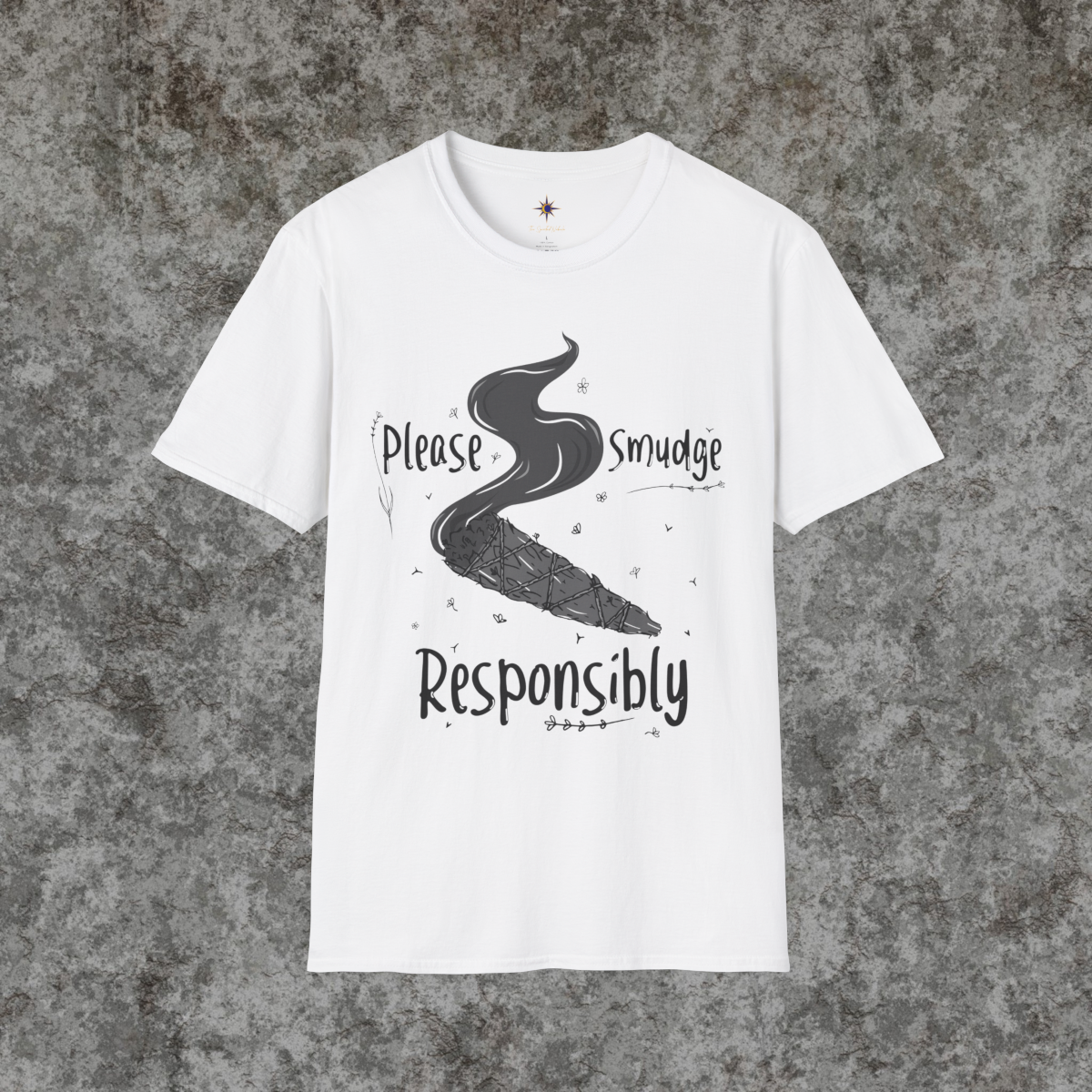 Please Smudge Responsibly Unisex Softstyle T-Shirt - Image 7