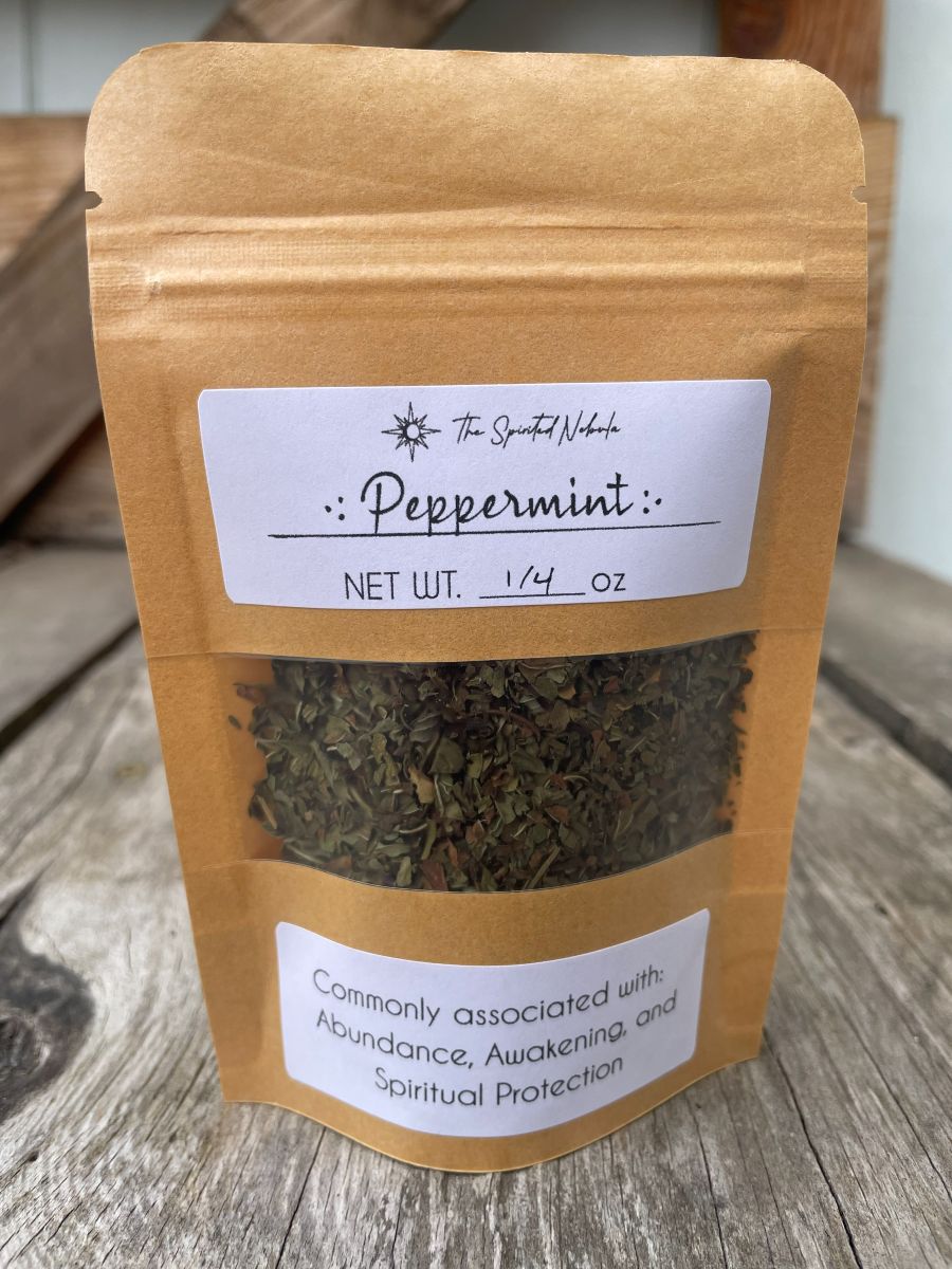Dried Peppermint, 1/4 oz
